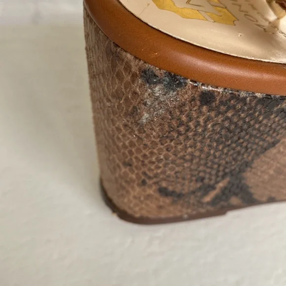 Monet Platform/Wedge Open Toe Shoes Size 7M - Picture 10 of 10